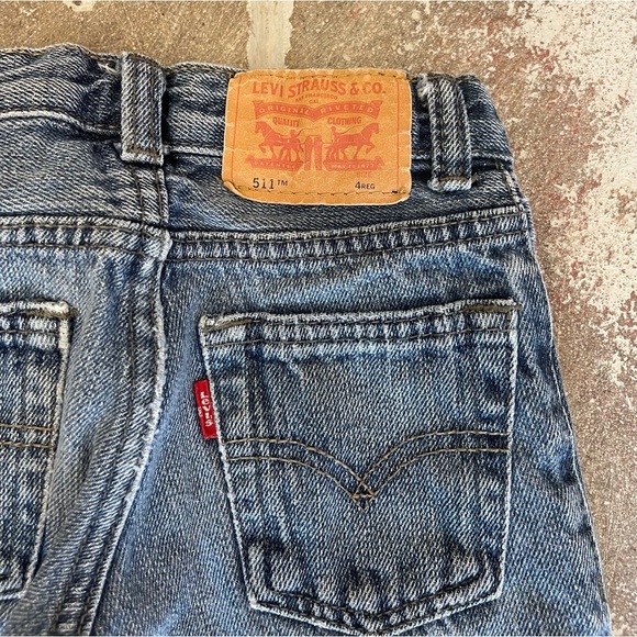 Toddler Levis 511 denim pant size 4 - Picture 2 of 6